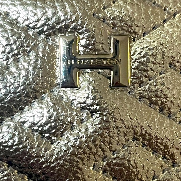 Halston Heritage Silver Quilted Women's Wallet - Picture 8 of 15